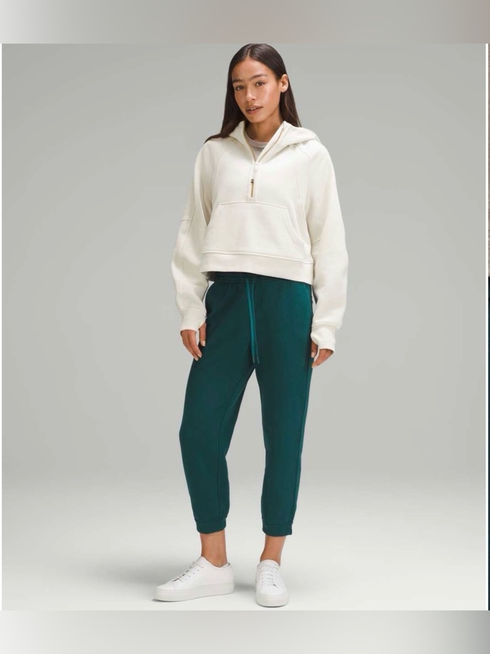 Lululemon loungeful high rise cropped jogger sz 14